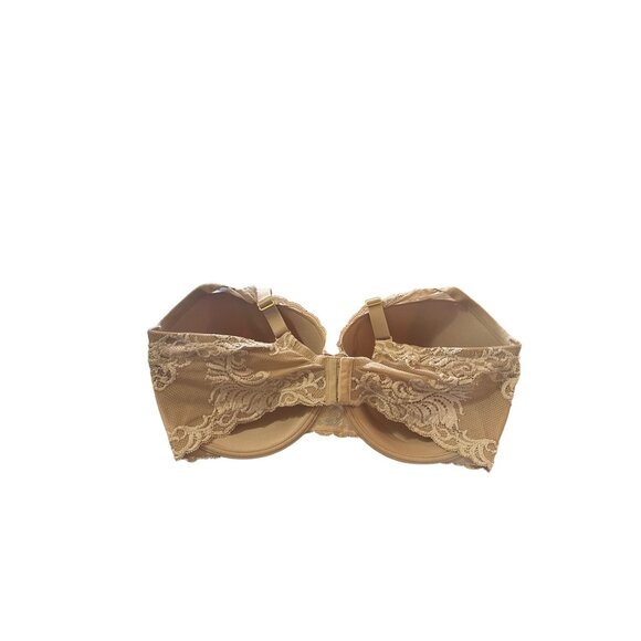 Natori Feathers Full Figure Contour Underwire Lace Bra Nude 42H - Picture 2 of 6